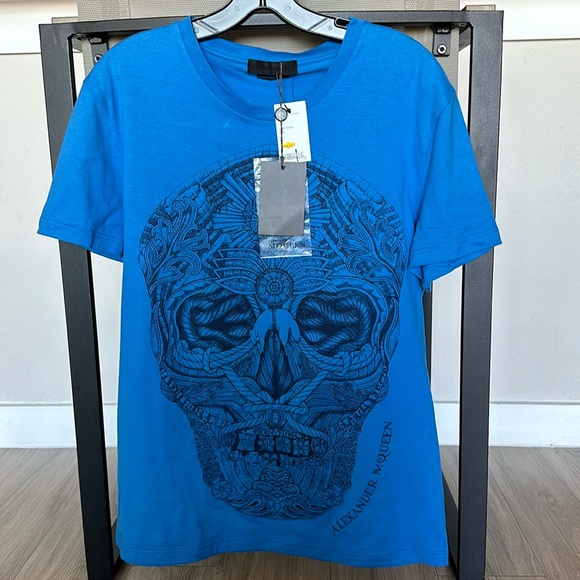 ❤️ Alexander McQueen 2011 NWT 1st Edition Skull Men’s T Shirt Medium - Picture 1 of 8